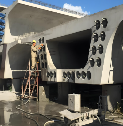 西湖压浆料施工流程及注意事项